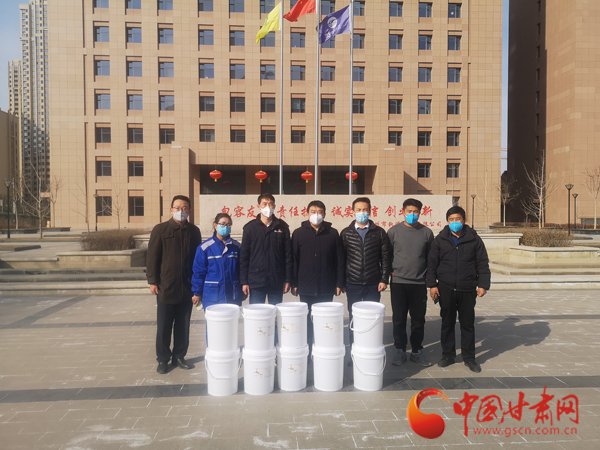 【甘肅全民戰(zhàn)“疫”】暖心！民革蘭州市委會捐助首批1噸防疫物資（圖）