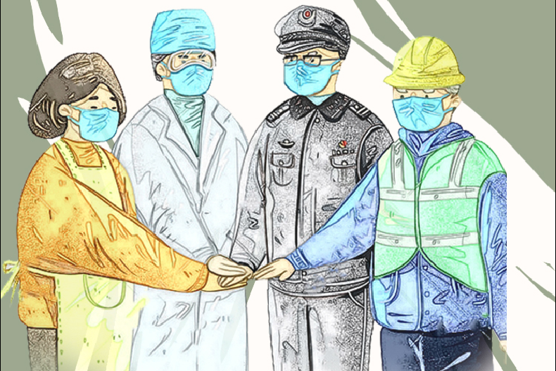 手繪長圖|甘肅戰(zhàn)“疫”故事，“硬核”之下的溫情