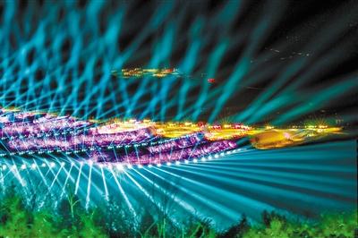 蘭山每晚都有炫酷燈光秀 你想看嗎？