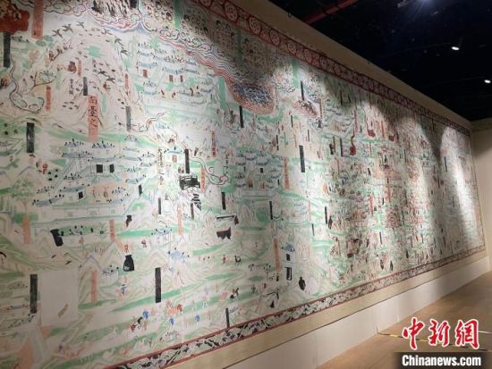 圖為展覽現(xiàn)場?！〗瓧顭?攝