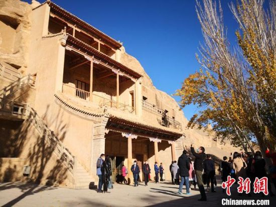 圖為敦煌莫高窟藏經(jīng)洞。(資料圖) 馮志軍 攝