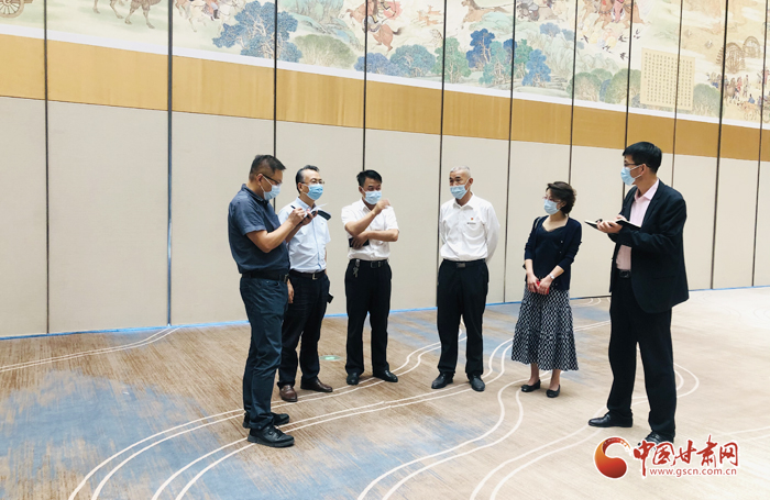 甘肅省文化博覽局現場調研對接“一會一節(jié)”開幕式相關工作