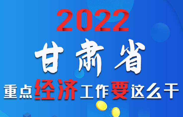【甘快看·圖解】速覽！2022甘肅省重點(diǎn)經(jīng)濟(jì)工作要這么干！