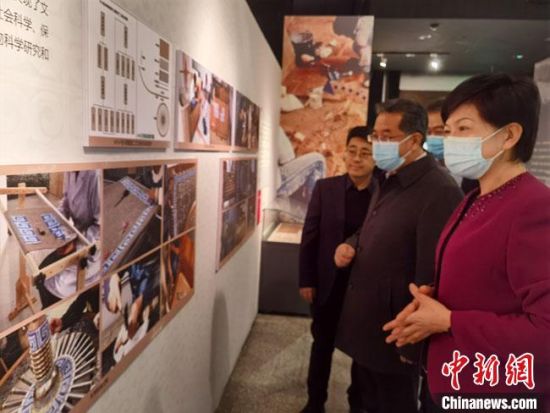 圖為展覽現(xiàn)場(chǎng)。　馮志軍 攝