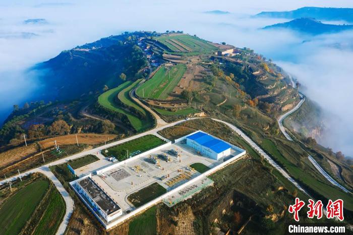 圖為中石油長慶油田慶陽天然氣開發(fā)場站。(資料圖) 慶陽市委宣傳部供圖