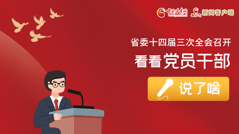 圖解|事關(guān)甘肅省委十四屆三次全會(huì)，黨員干部這么說！