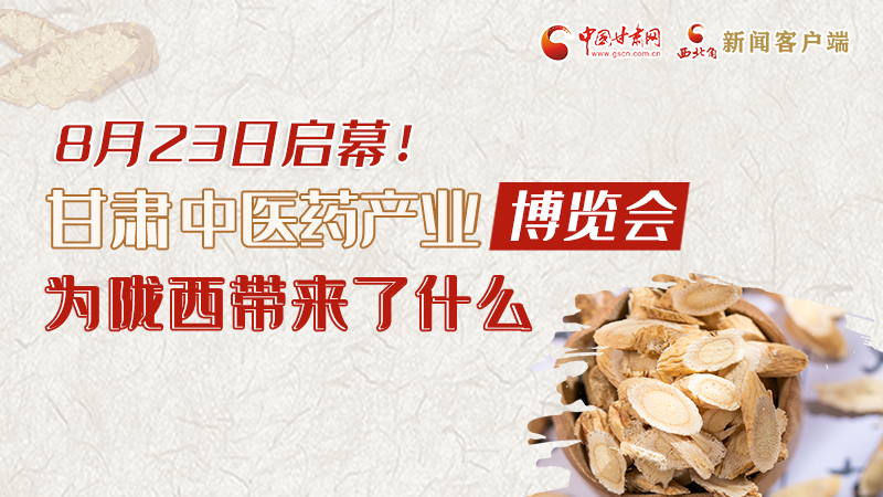 長圖丨8月23日啟幕，甘肅這場行業(yè)盛會(huì)為隴西帶來了什么？