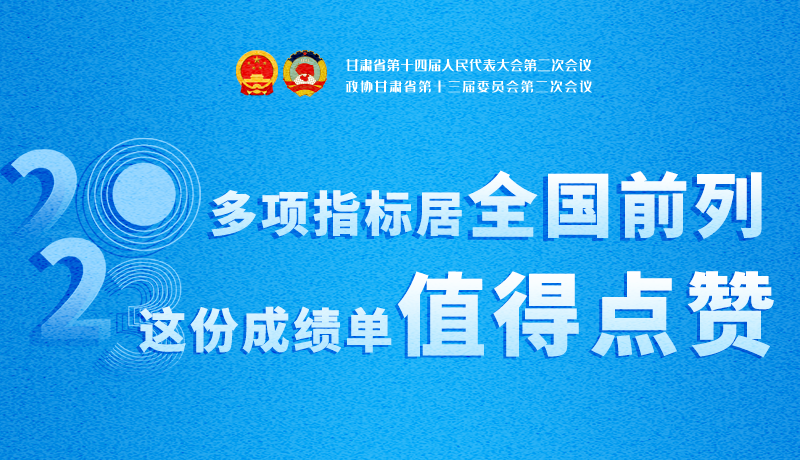 【聚焦2024甘肅兩會】3D海報(bào)|多項(xiàng)指標(biāo)居全國前列！甘肅這份成績單值得點(diǎn)贊