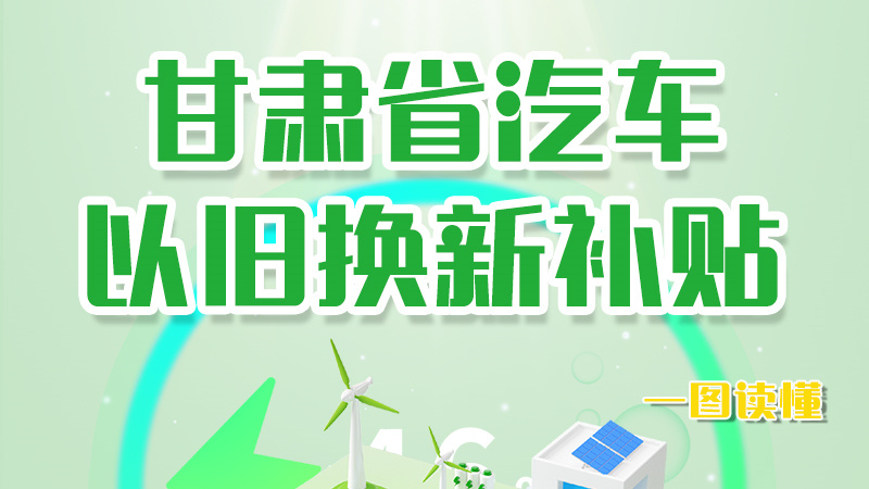 海報(bào)|重大利好！甘肅省汽車以舊換新補(bǔ)貼來了