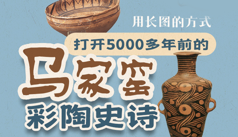 用長圖的方式，打開5000多年前的馬家窯彩陶史詩