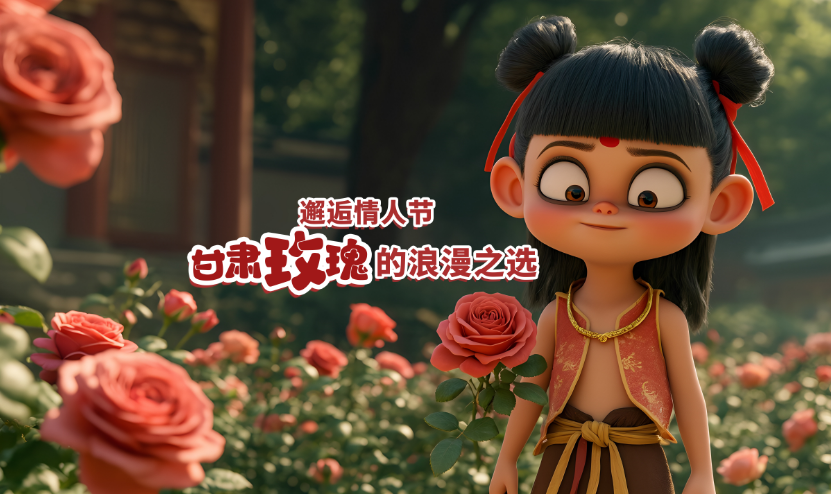 AI視頻 | 邂逅情人節(jié)，甘肅玫瑰的浪漫之選